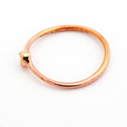 Tiffany & Co Ring Wave Single Row 18k Pink Gold Diamond — view 8