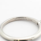 Tiffany & Co Ring Solitaire Square Cut Platinum Diamond — view 4
