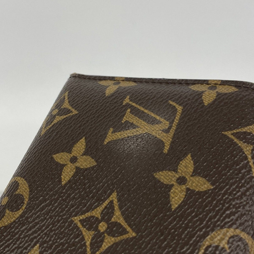 Louis Vuitton Trifold Wallet Monogram Portefeuille Flower Compact Coquelicot — view 8