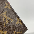 Louis Vuitton Trifold Wallet Monogram Portefeuille Flower Compact Coquelicot — view 7