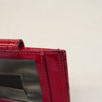 Gucci Card Case Enamel Red Champagne Gold — view 6