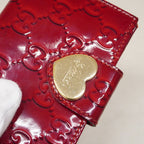 Gucci Card Case Enamel Red Champagne Gold — view 7