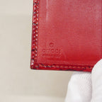 Gucci Card Case Enamel Red Champagne Gold — view 4