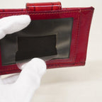 Gucci Card Case Enamel Red Champagne Gold — view 5