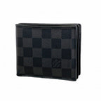 Louis Vuitton Wallet Damier Graphite Portefeuille Amerigo NM Black Gray