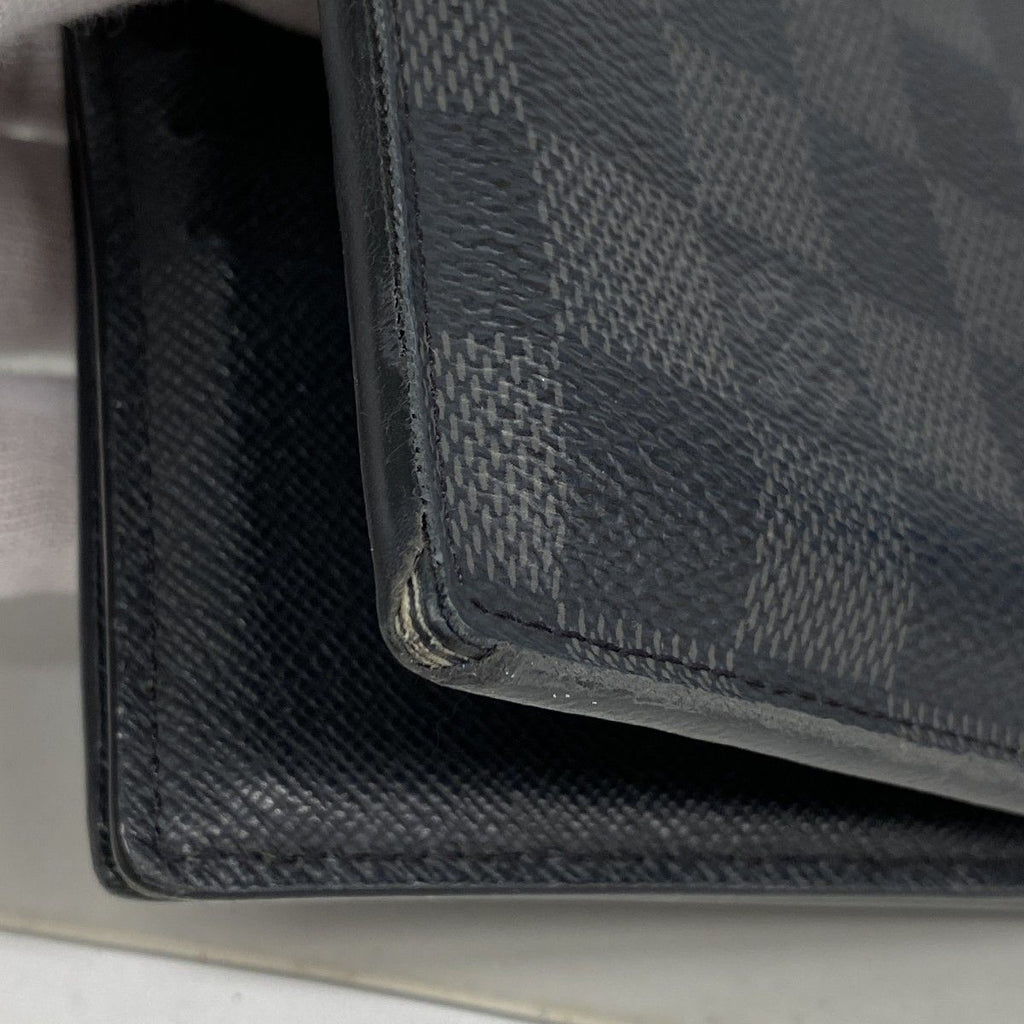 Louis Vuitton Wallet Damier Graphite Portefeuille Amerigo NM Black Gray — view 5