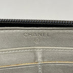 Chanel Wallet Camellia Lambskin Black Silver — view 4