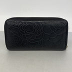 Chanel Wallet Camellia Lambskin Black Silver — view 8