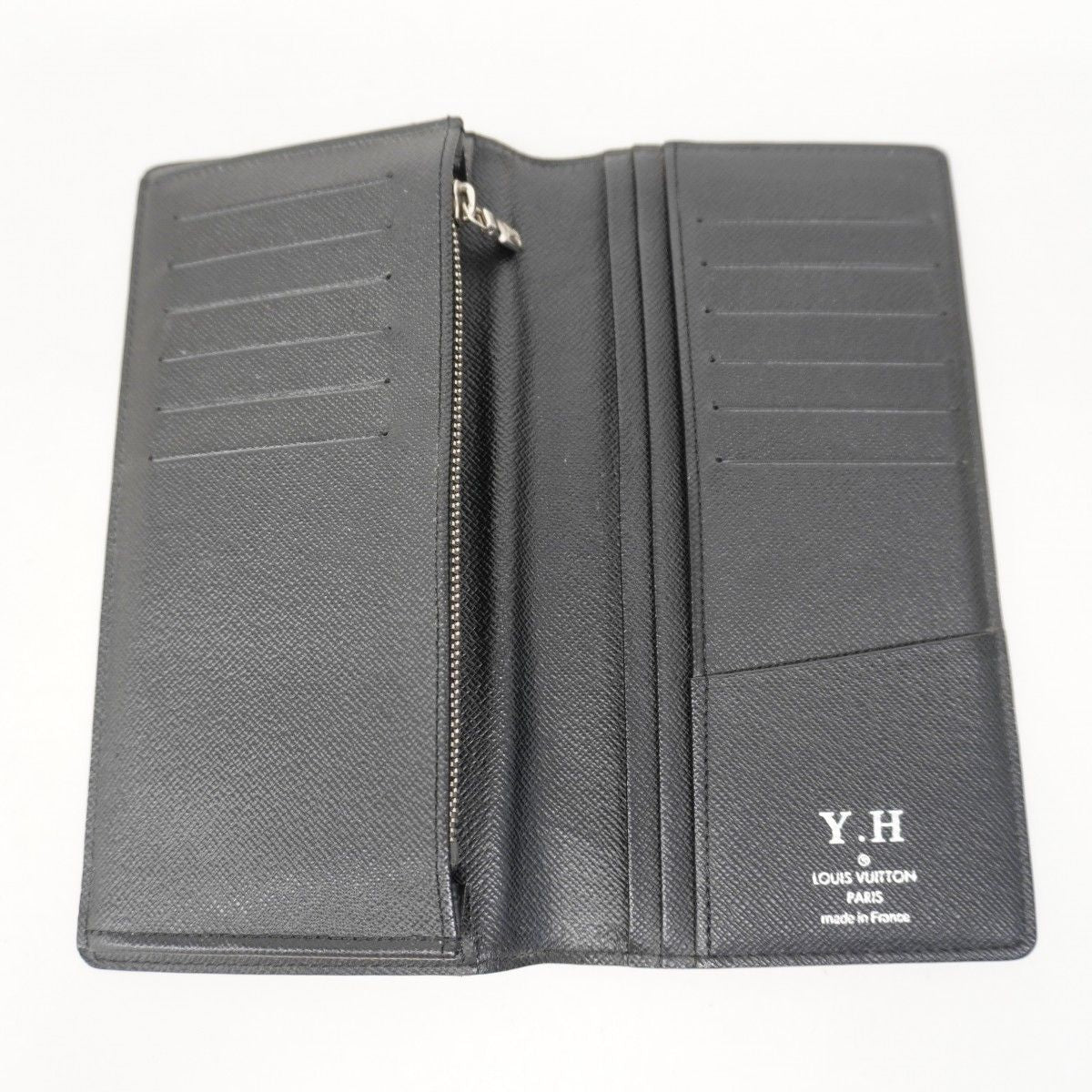 Louis Vuitton Wallet Damier Graphite Portefeuille Brazza Black — view 3