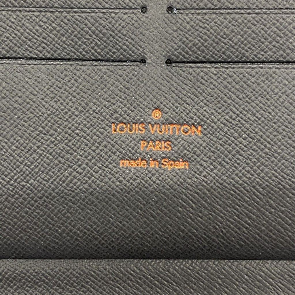 Louis Vuitton Wallet Monogram Ink Upside Down Zippy Organizer NM Navy — view 4