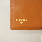 Chanel Wallet Bicolor Lambskin Brown Gold — view 4