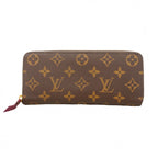 Louis Vuitton Wallet Monogram Portefeuille Clemence Fuchsia