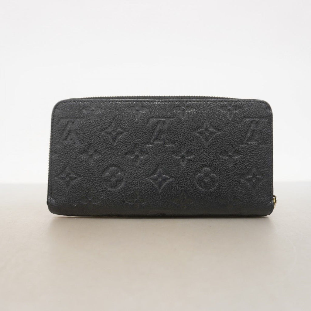 Louis Vuitton Wallet Monogram Empreinte Zippy Noir — view 7
