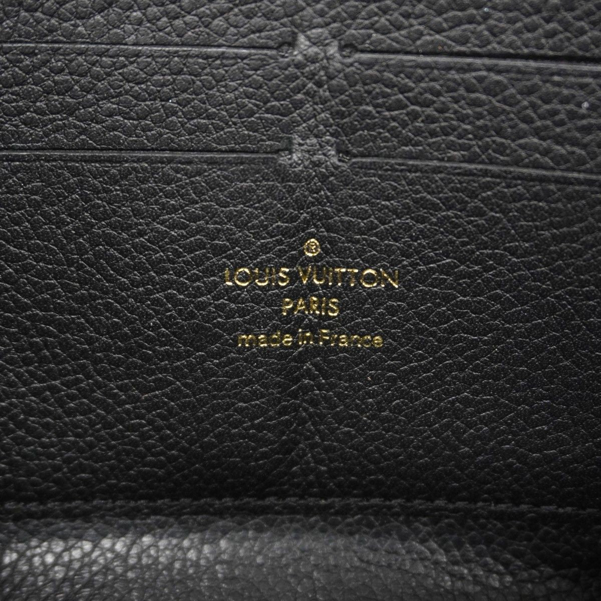 Louis Vuitton Wallet Monogram Empreinte Zippy Noir — view 4