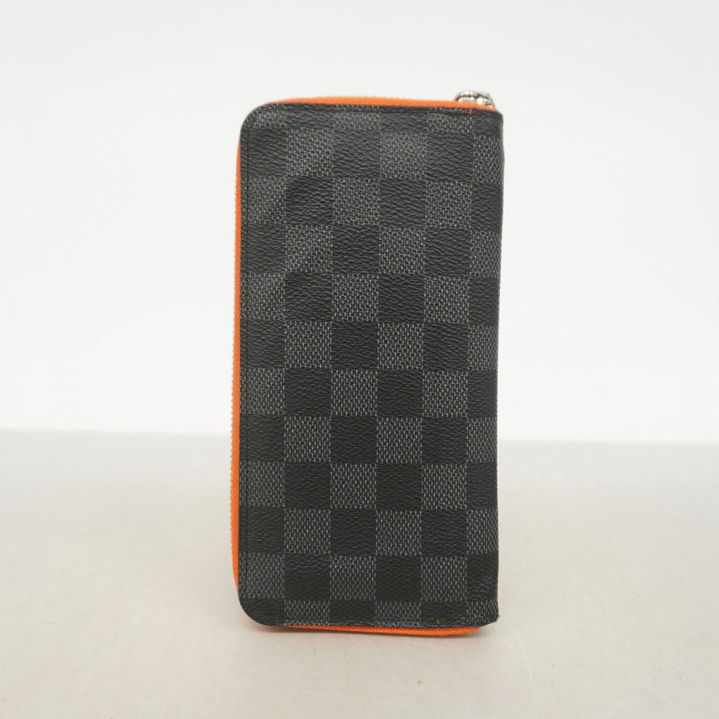 Louis Vuitton Wallet Damier Graphite Comet Portefeuille Vasco Black Orange — view 7