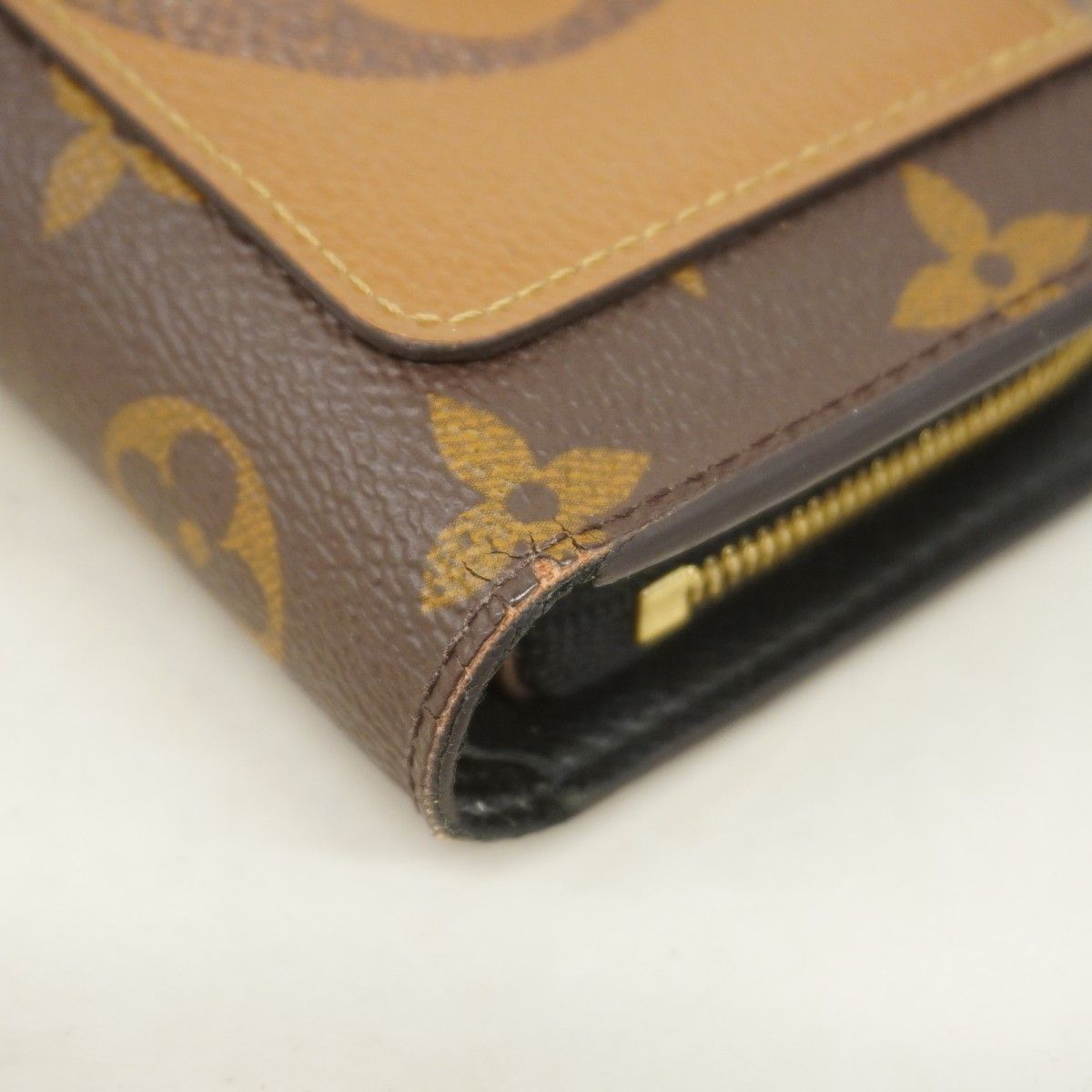 Louis Vuitton Wallet Monogram Giant Reverse Portefeuille Juliette Brown — view 5