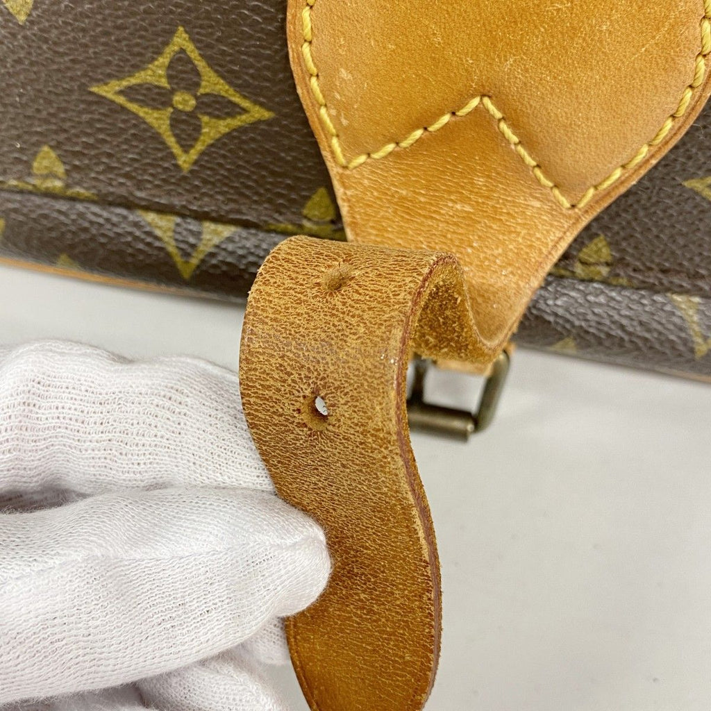 Louis Vuitton Shoulder Bag Monogram Cartouchiere GM Brown — view 8