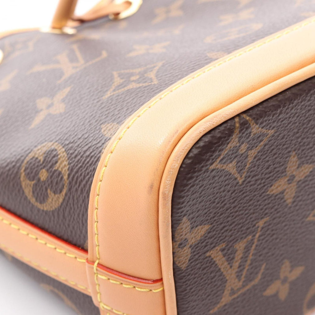 Louis Vuitton Handbag Nano Noe Monogram 2-Way Canvas Leather — view 7