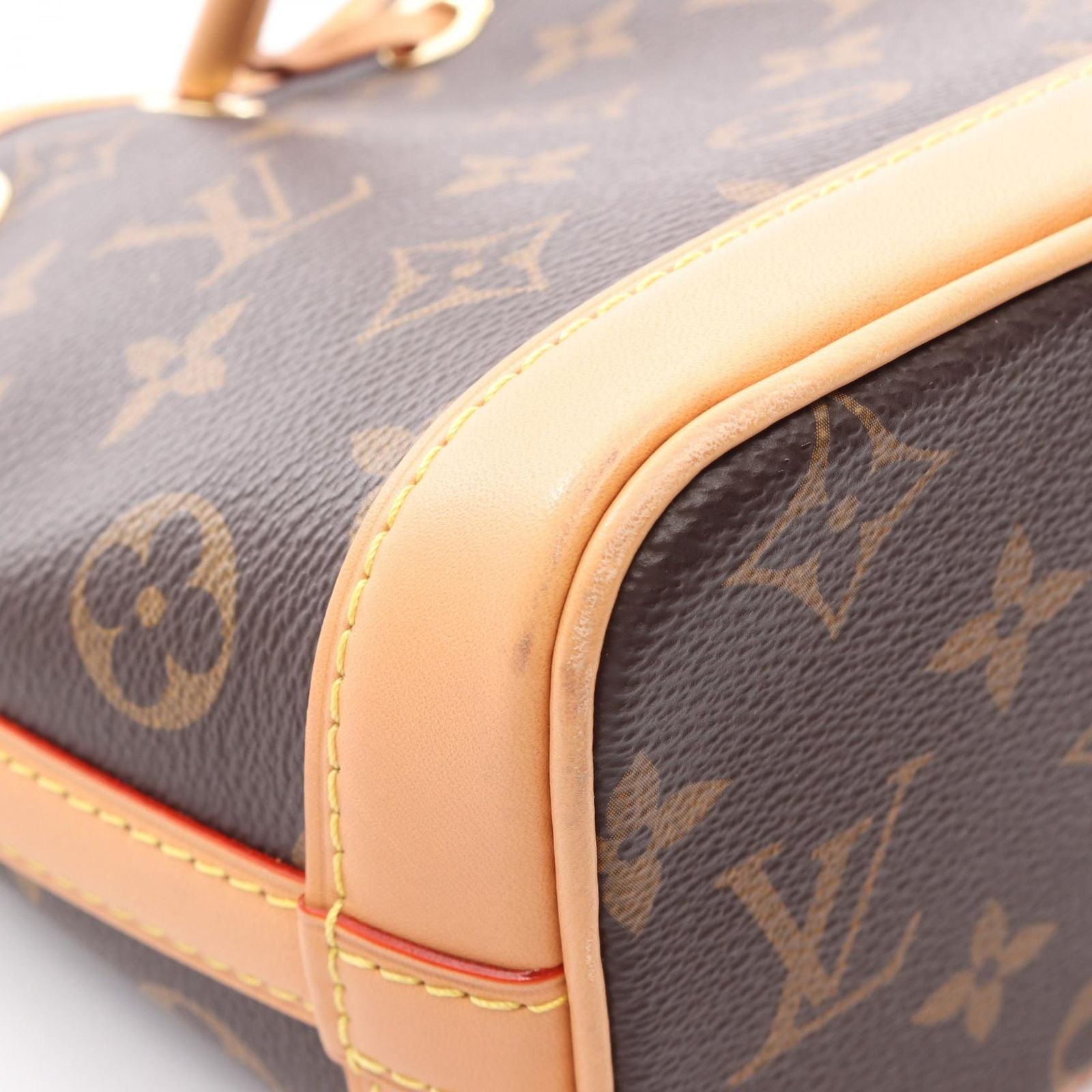 Louis Vuitton Handbag Nano Noe Monogram 2-Way Canvas Leather — view 7