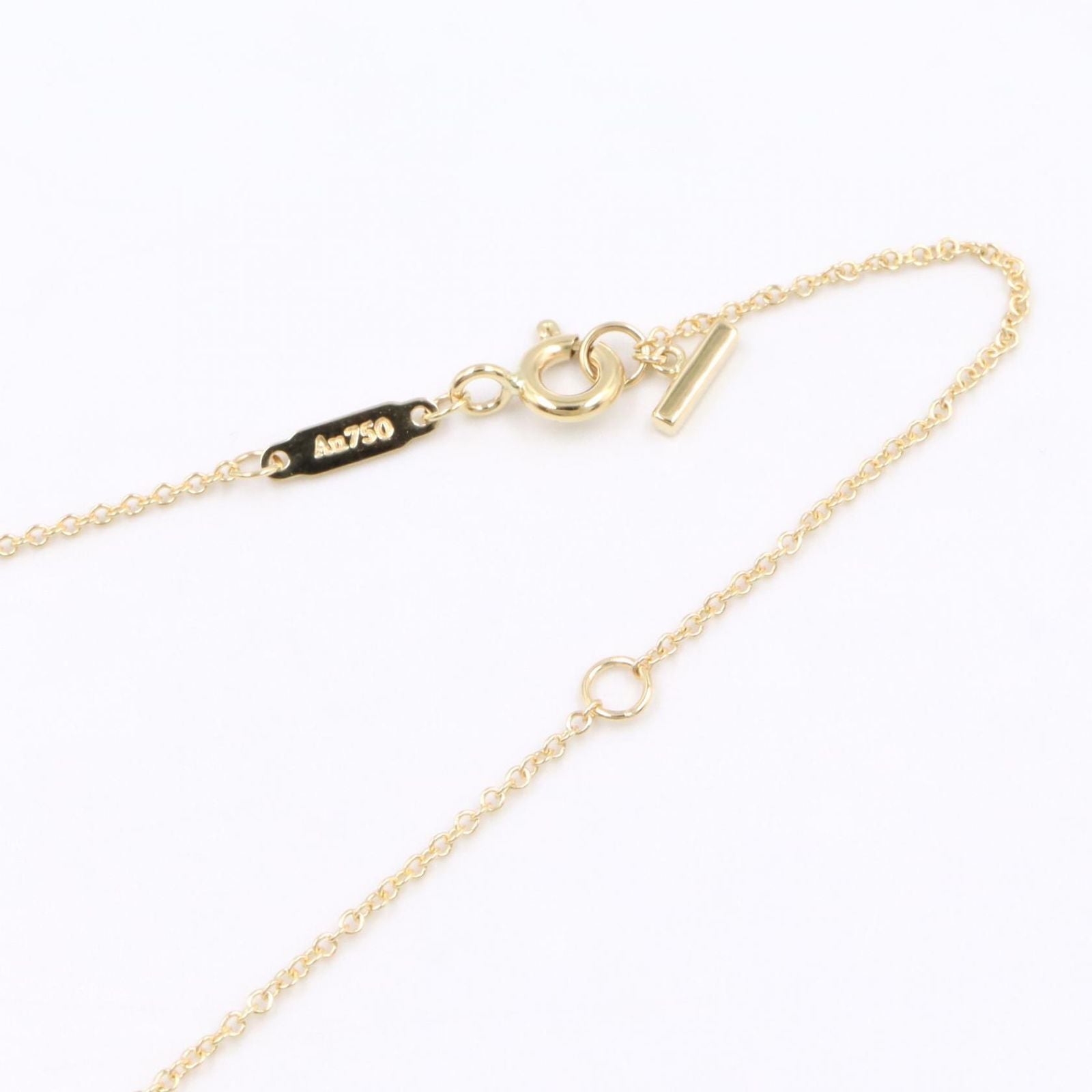 Tiffany & Co Necklace T Smile Mini Diamond 40 45.5 cm 18k — view 5