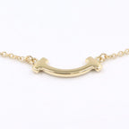 Tiffany & Co Necklace T Smile Mini Diamond 40 45.5 cm 18k — view 6
