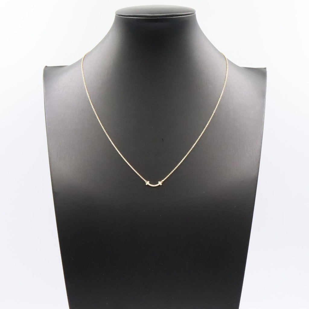 Tiffany & Co Necklace T Smile Mini Diamond 40 45.5 cm 18k — view 8
