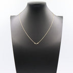 Tiffany & Co Necklace T Smile Mini Diamond 40 45.5 cm 18k — view 8