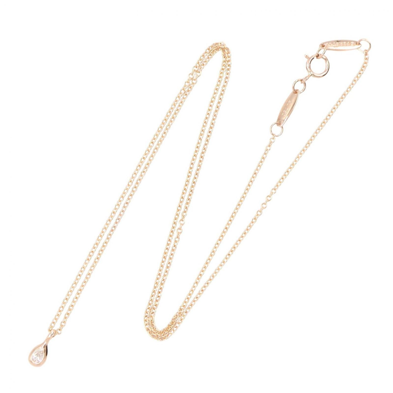 Tiffany & Co Necklace by the Yard 40.5 cm 18k Pink Gold Diamond — view 2