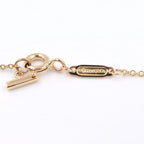 Tiffany & Co Necklace T Smile Mini Diamond 40.5 45.5 cm 18k Pink Gold — view 3