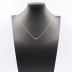 Tiffany & Co Necklace T Smile Mini Diamond 40.5 45.5 cm 18k Pink Gold — view 7