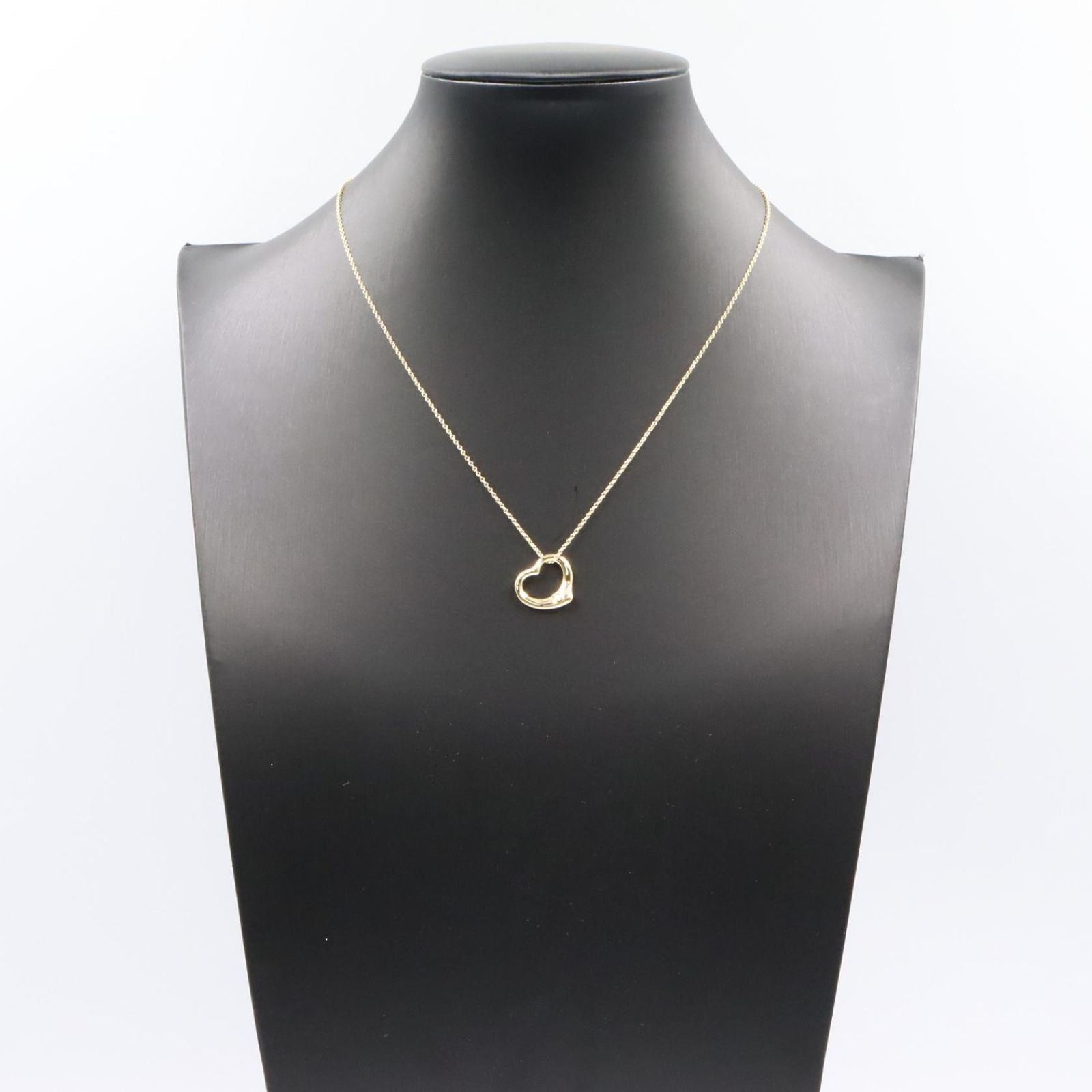 Tiffany & Co Necklace Open Heart 18k — view 7