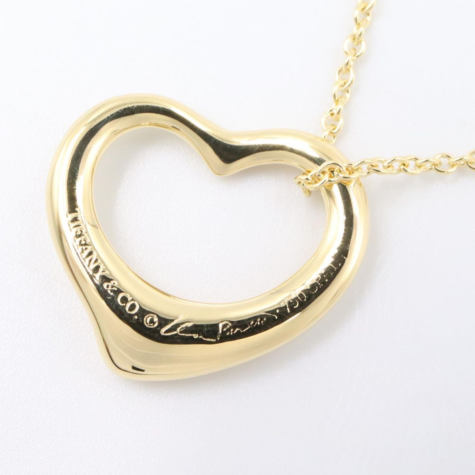 Tiffany & Co Necklace Open Heart 18k — view 3