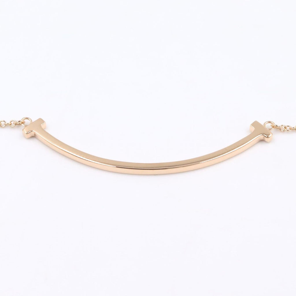 Tiffany & Co Necklace T Smile Small 40.5 45.5 cm 18k Pink Gold — view 6