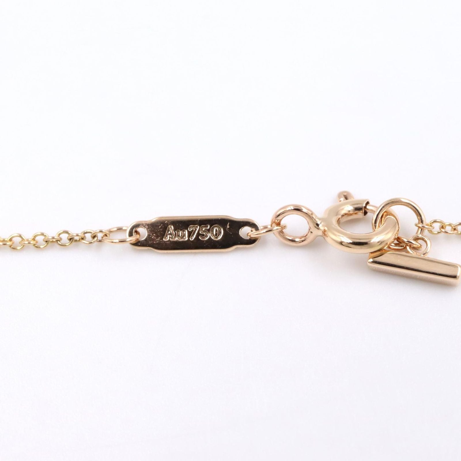 Tiffany & Co Necklace T Smile Small 40.5 45.5 cm 18k Pink Gold — view 4