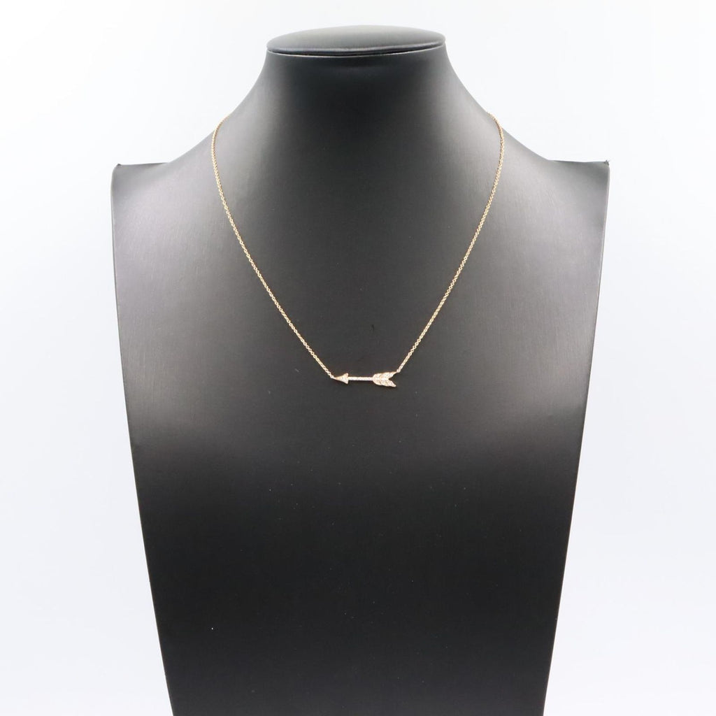 Tiffany & Co Necklace Arrow Diamond 18k Pink Gold — view 6