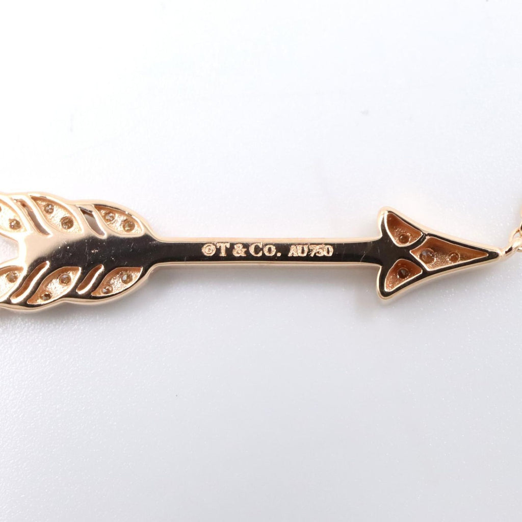 Tiffany & Co Necklace Arrow Diamond 18k Pink Gold — view 3