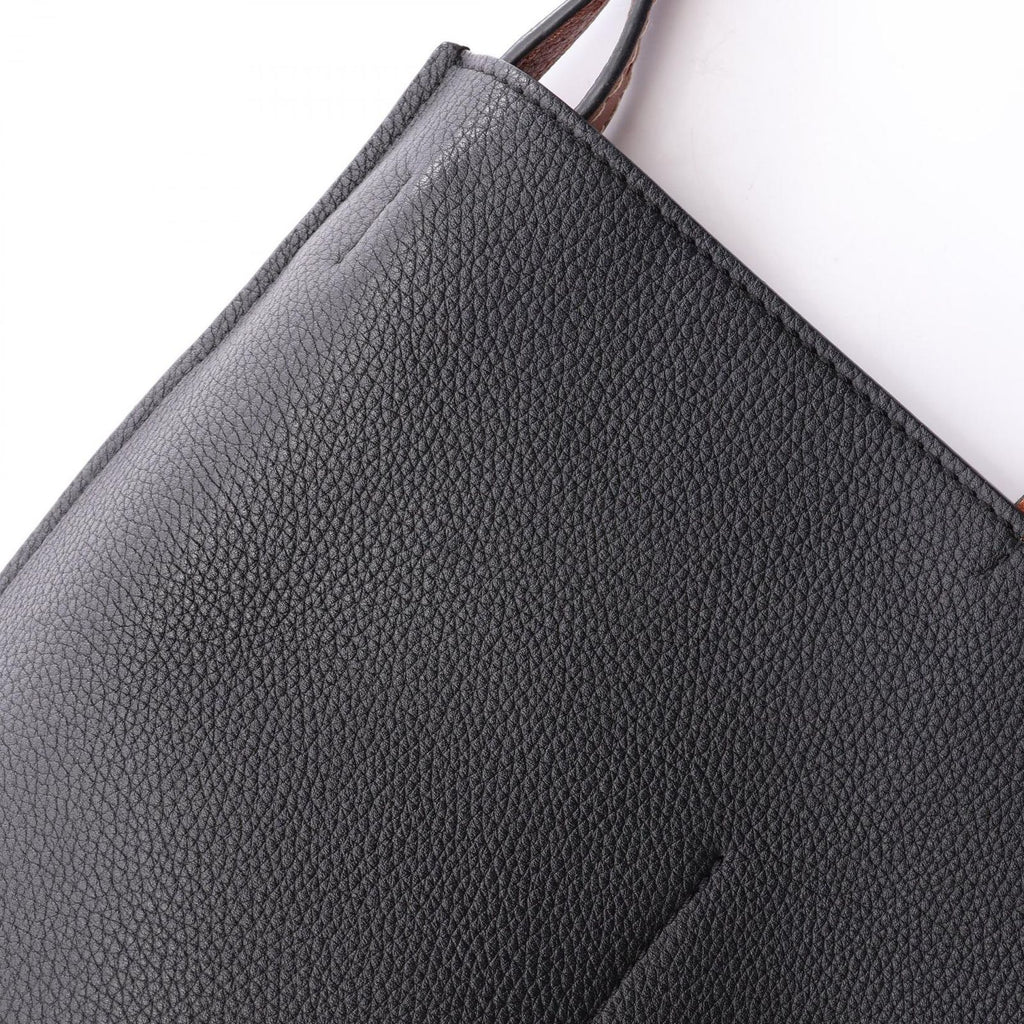 Loewe Shoulder Bag Gate Bucket Black Natural Leather — view 7