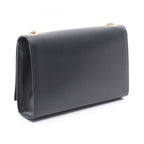 Saint Laurent Paris Shoulder Bag Kate Monogram Black Leather Tassel — view 2
