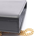 Saint Laurent Paris Shoulder Bag Kate Monogram Black Leather Tassel — view 8
