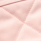 Chanel Tote Paris Biarritz PM Pink Canvas Leather PM — view 9