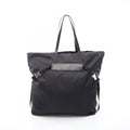 Prada Tote Tessuto Black Nylon Leather