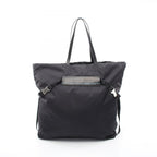 Prada Tote Tessuto Black Nylon Leather