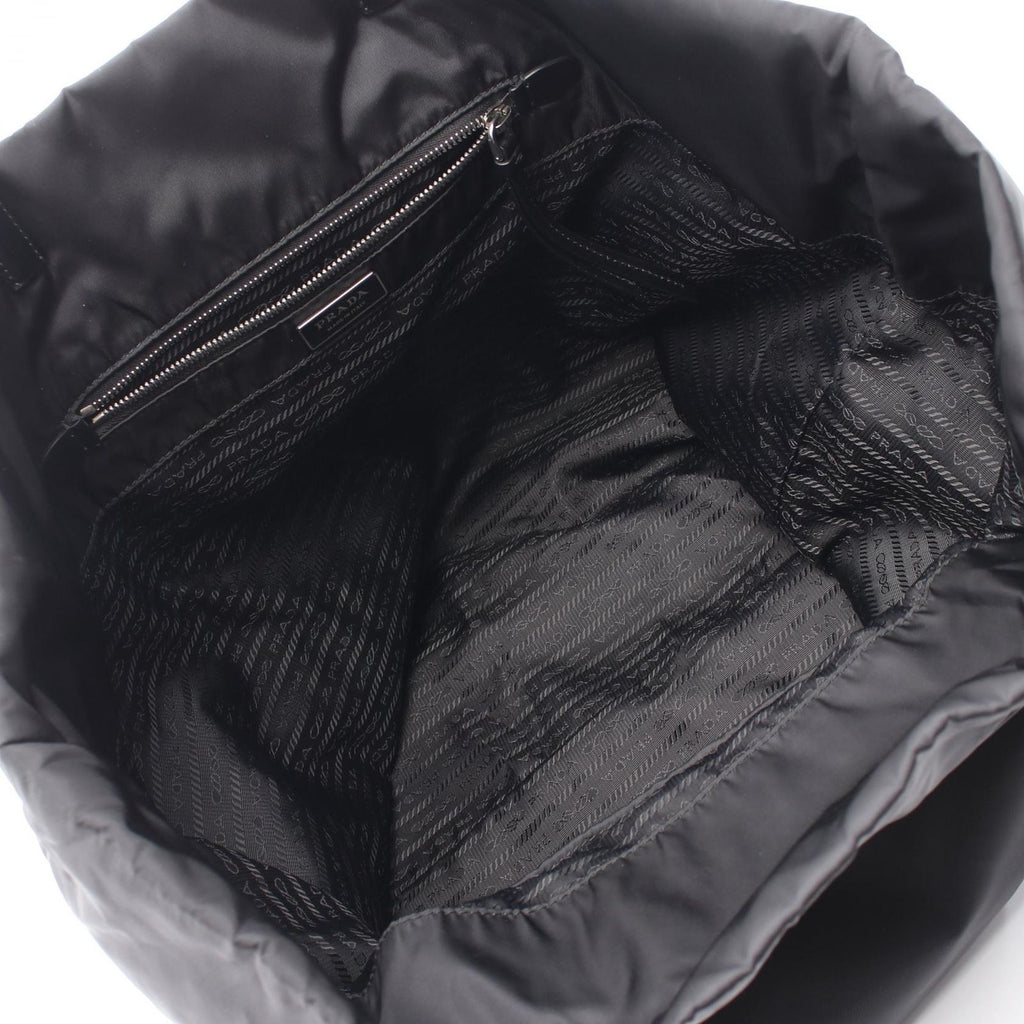 Prada Tote Tessuto Black Nylon Leather — view 3