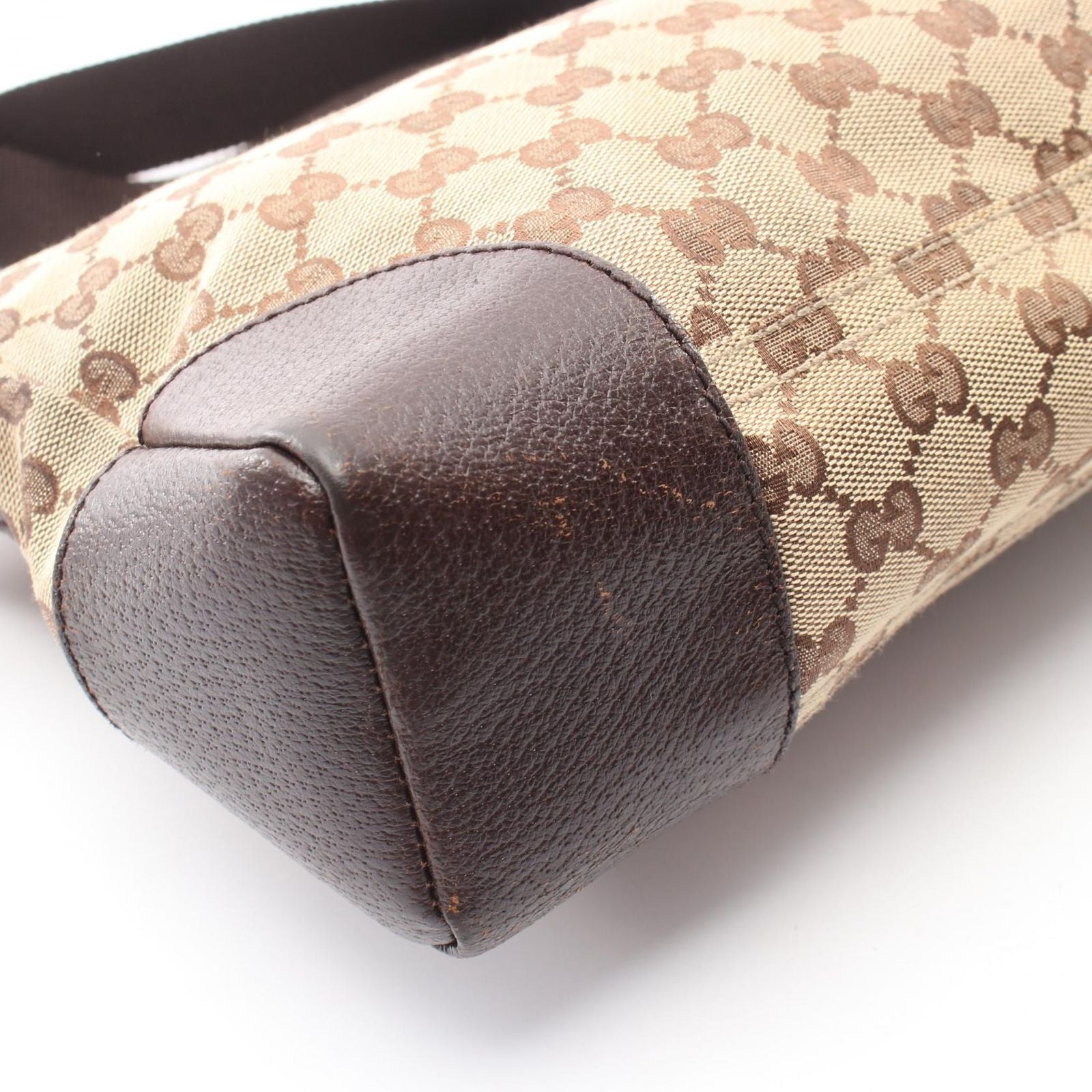 Gucci Shoulder Bag GG Canvas Beige Brown — view 5