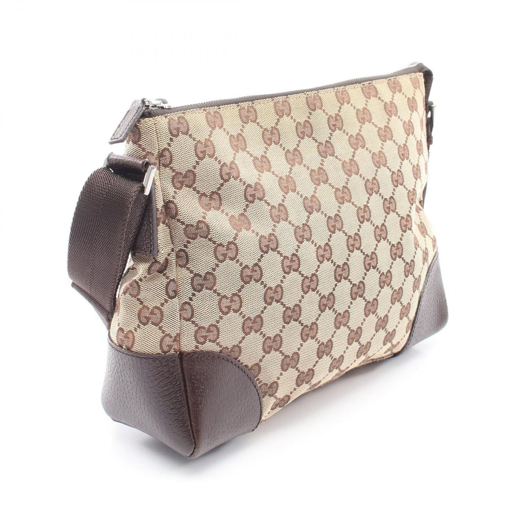 Gucci Shoulder Bag GG Canvas Beige Brown — view 2