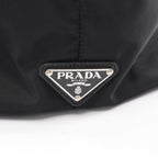 Prada Tote Skull Studs 2-Way Black Nylon Saffiano Leather Shoulder — view 5