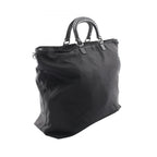 Prada Tote Skull Studs 2-Way Black Nylon Saffiano Leather Shoulder — view 2