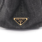 Prada Tote Canapa 2-Way Black Denim — view 5