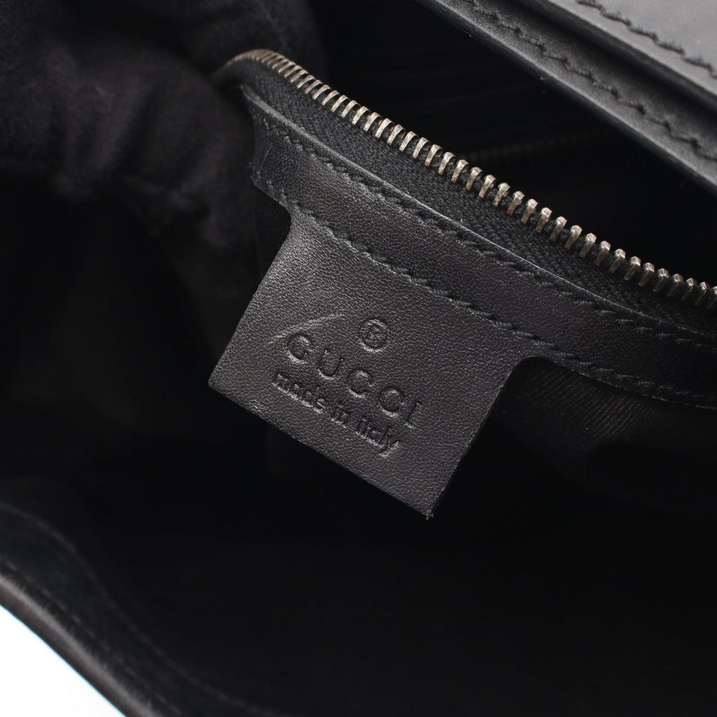 Gucci Shoulder Bag Jackie GG Canvas Black New — view 4