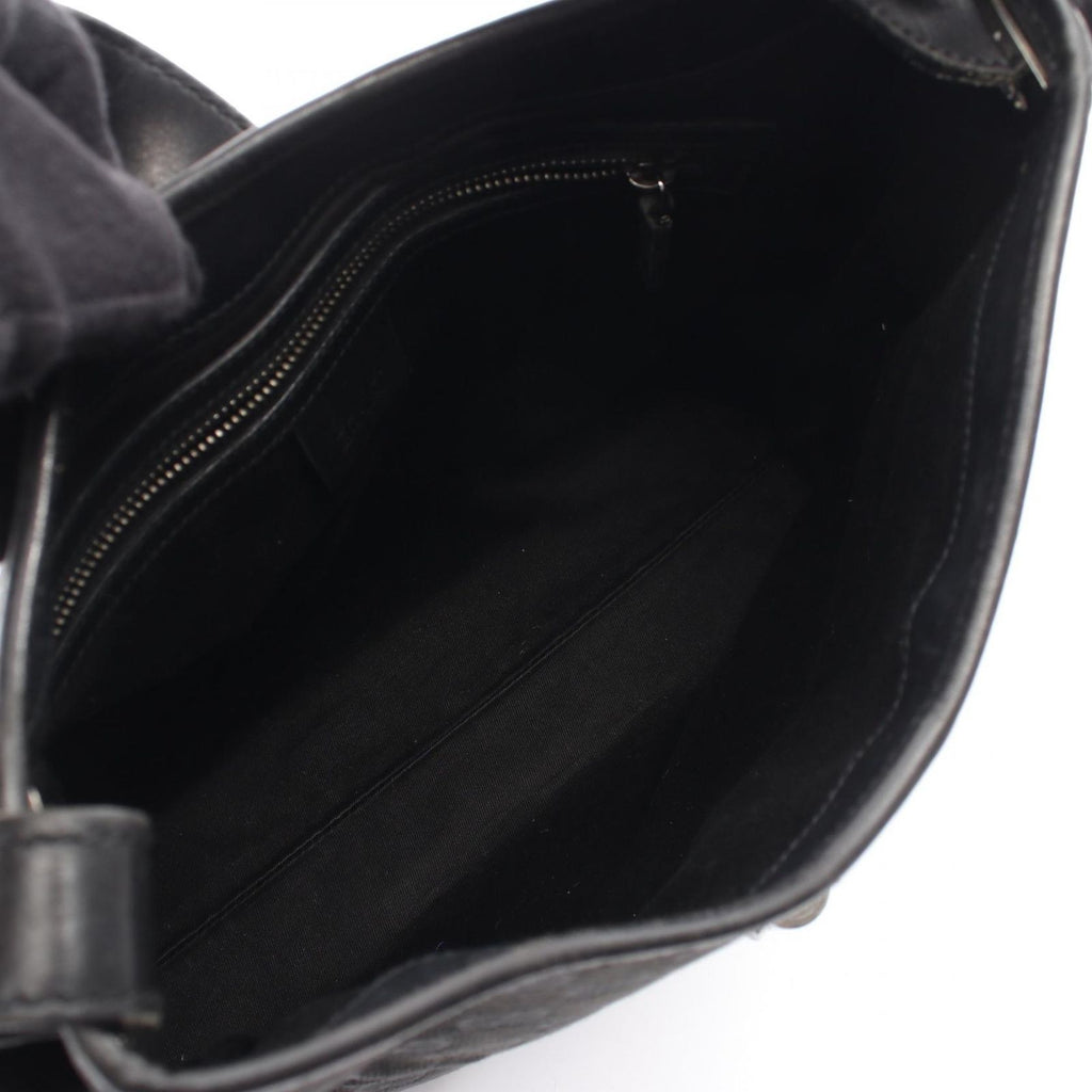 Gucci Shoulder Bag Jackie GG Canvas Black New — view 3